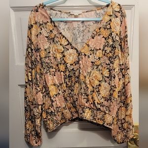 AE Wrap Front Bubble Top